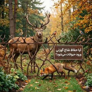 مقاومت حفاظ شاخ گوزنی در برابر حیوانات